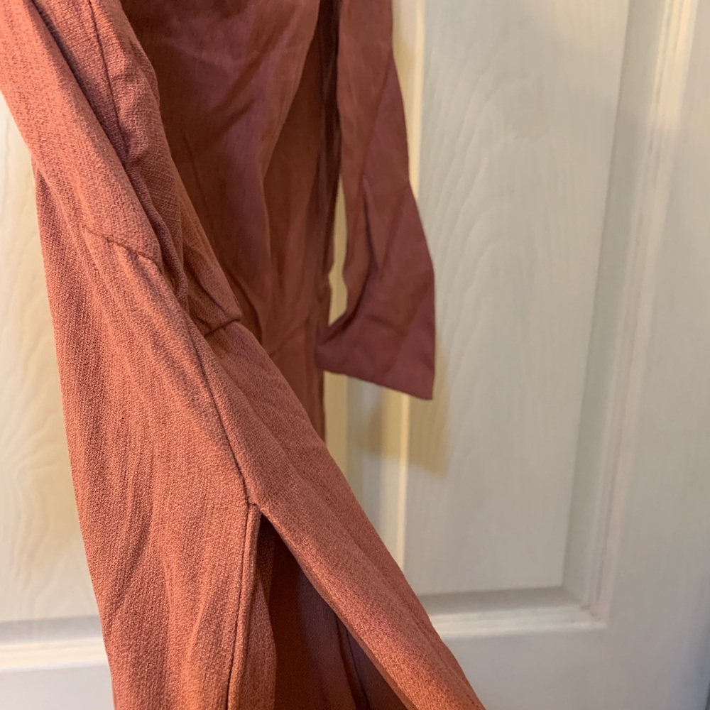 Francesca’s Tie Shoulder Jumpsuit - Picture 4 of 9